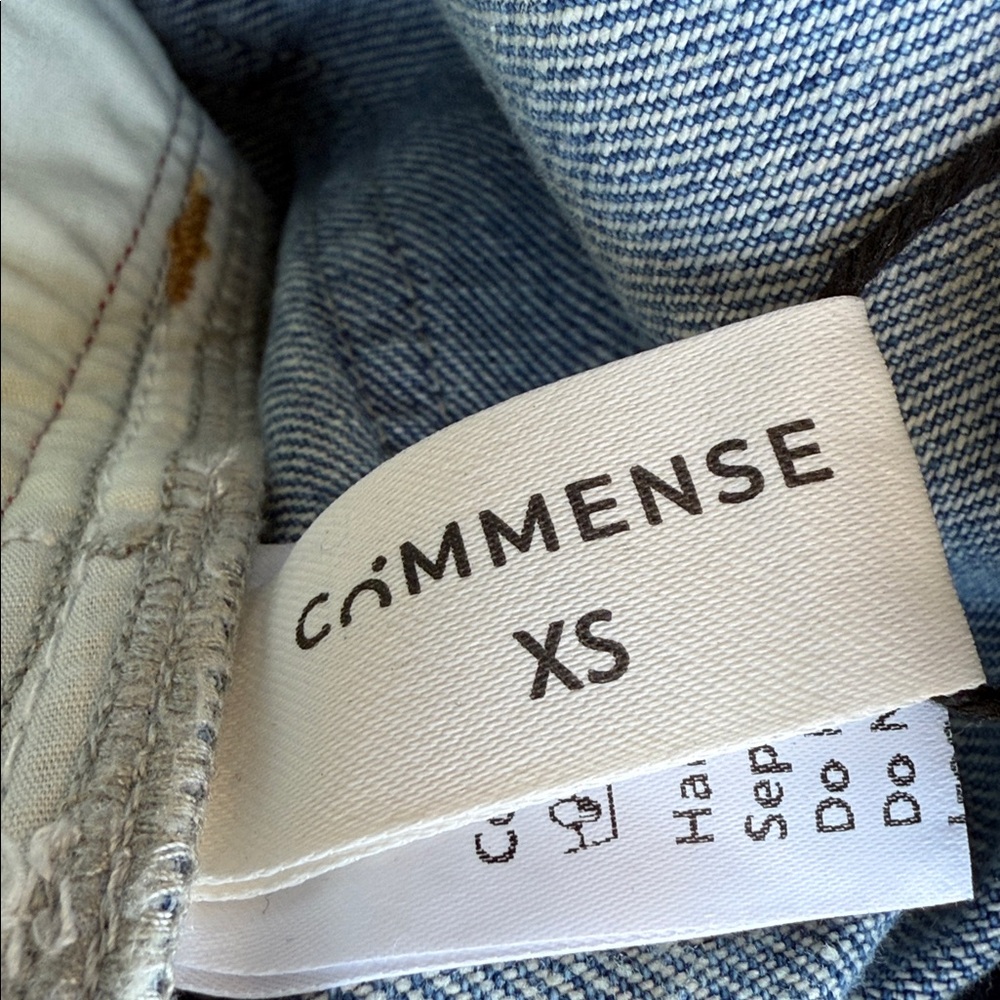 Commense Contract side Striped wide leg jeans - Picture 7 of 7
